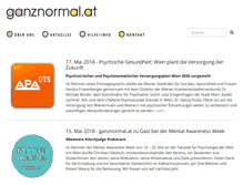 Tablet Screenshot of ganznormal.at